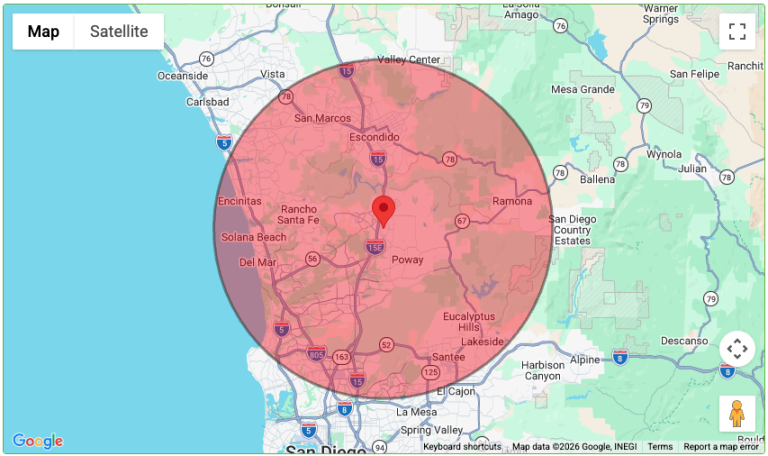 map radius 768x456